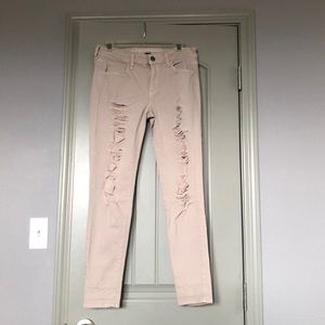 American Eagle Blush Jeggings Size 10 Regular